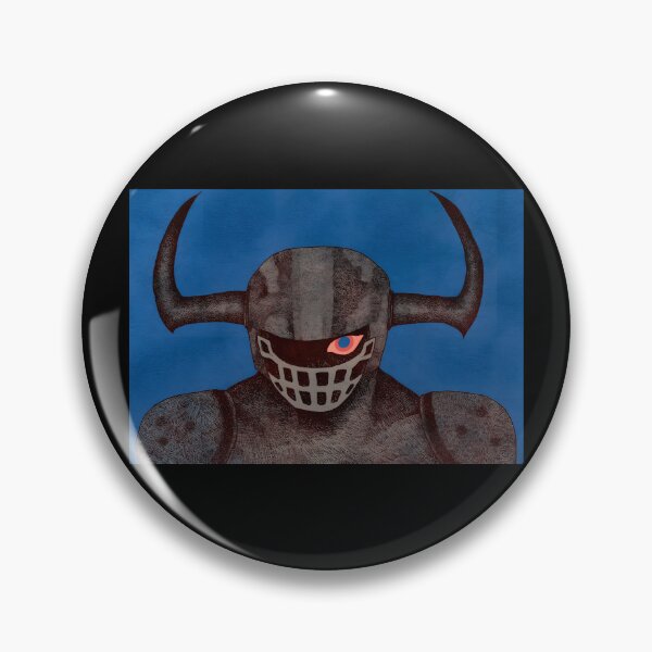 Item preview, Fierce Warrior with Horned Helmet Art designed and sold by Catsi-Nook-Art.