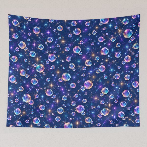 Item preview, Fantasy Iridescent Bubbles – Magical Cosmic Bubble Pattern designed and sold by HO•Designs.