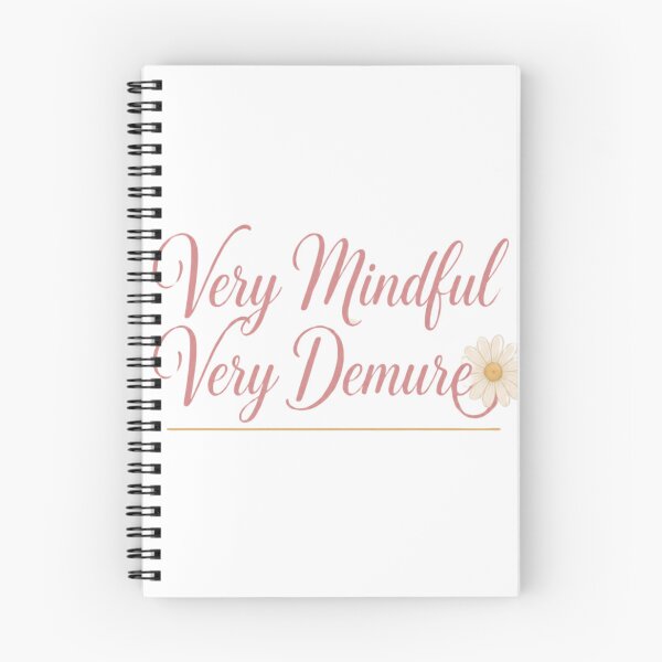 Item preview, Very Mindful Very Demure Floral Script Daisy Design designed and sold by The Vault Shop.
