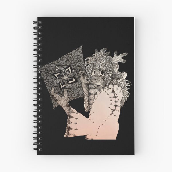 Item preview, Whimsical Animal Character with Spiral Design designed and sold by Catsi-Nook-Art.