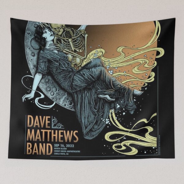 Item preview, Dave Matthews Band Original Custom Vintage Music Band Tee Unique Poster Wall Art designed and sold by Cool Robot Bro..