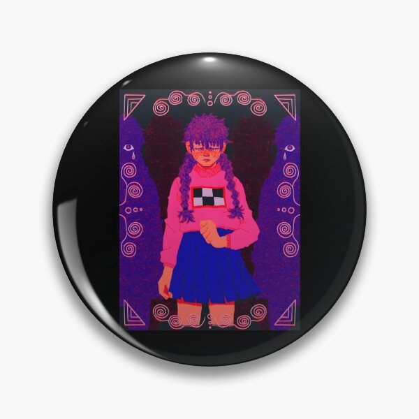 Item preview, Bold Graphic Illustration of a Young Girl in Pink Sweater designed and sold by Catsi-Nook-Art.