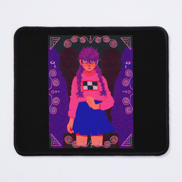 Item preview, Bold Graphic Illustration of a Young Girl in Pink Sweater designed and sold by Catsi-Nook-Art.