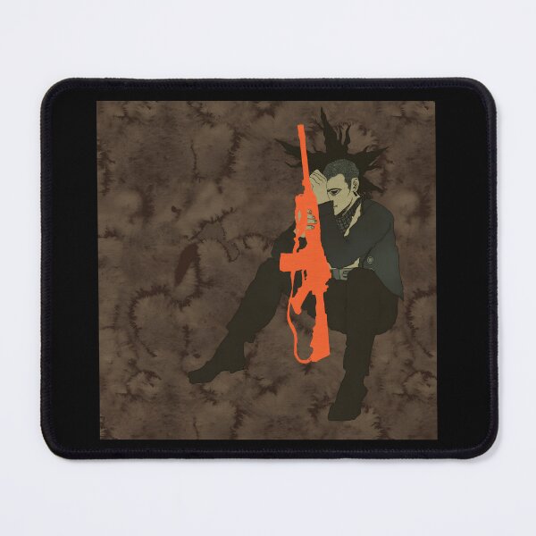 Item preview, Anime Character with Rifle in Grunge Style designed and sold by Catsi-Nook-Art.