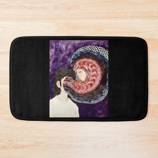 Item preview, Surreal Portrait with Spiraling Elements designed and sold by Catsi-Nook-Art.