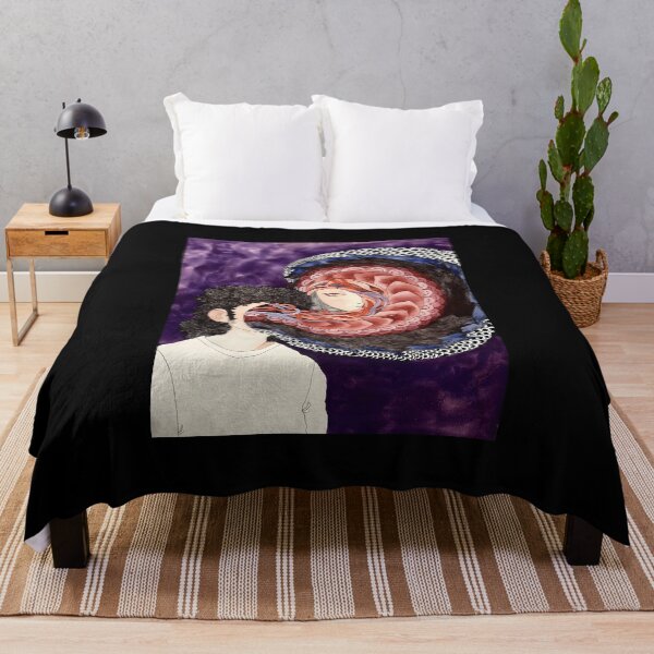 Item preview, Surreal Portrait with Spiraling Elements designed and sold by Catsi-Nook-Art.
