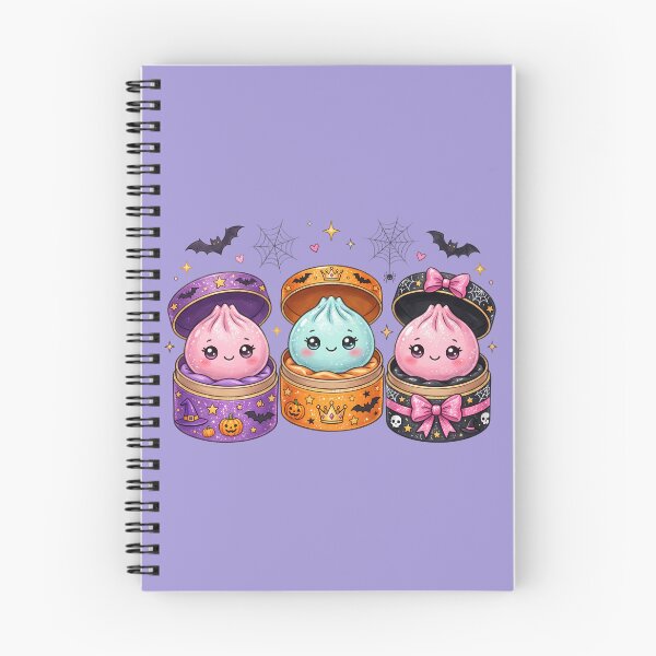 Item preview, Halloween Kawaii Dumplings – Cute Pastel Spooky Trio designed and sold by Travelslightly.