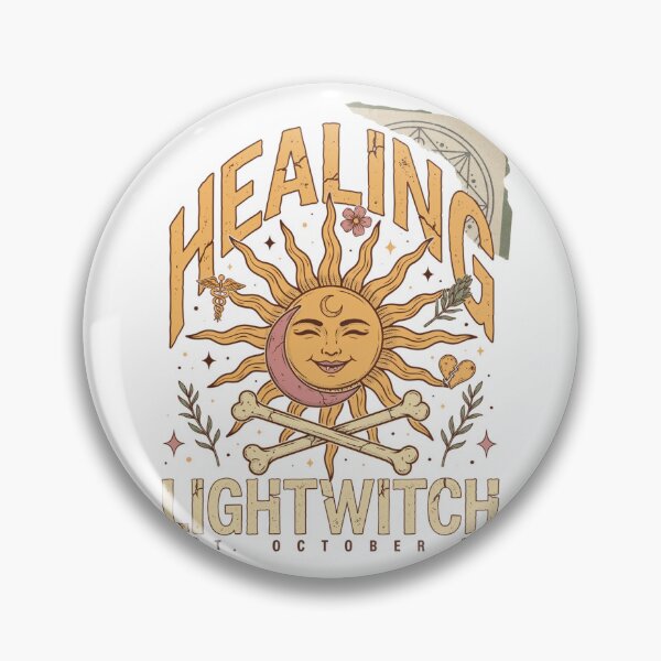 Item preview, Lightwitch Sun and Healing Halloween Design Graphic Tee v9 designed and sold by DarylWelsh2024.