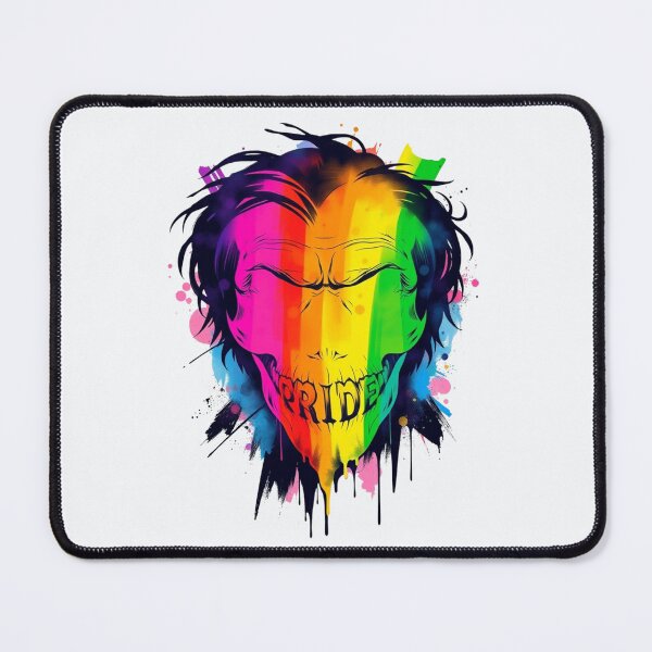 Item preview, Rainbow Pride Skull Street Art - Dripping Paint Graphic designed and sold by ERODED SELF.