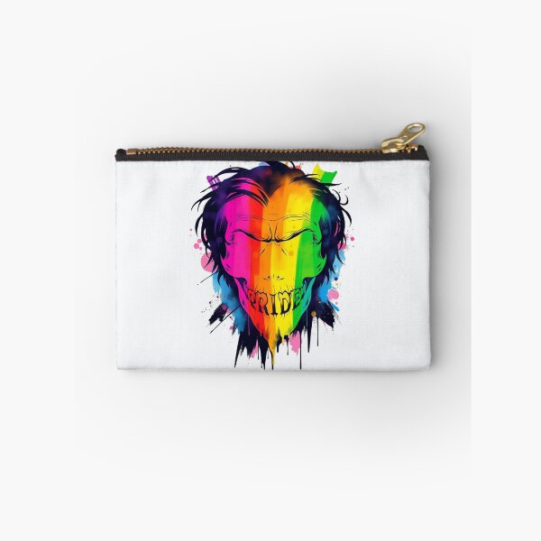 Item preview, Rainbow Pride Skull Street Art - Dripping Paint Graphic designed and sold by ERODED SELF.