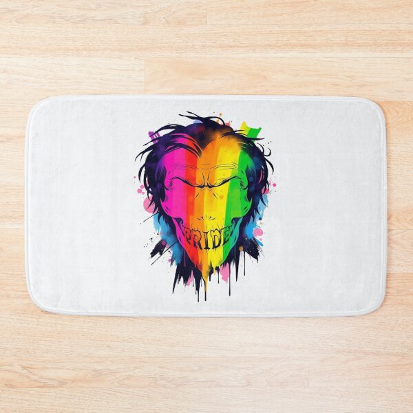 Item preview, Rainbow Pride Skull Street Art - Dripping Paint Graphic designed and sold by ERODED SELF.