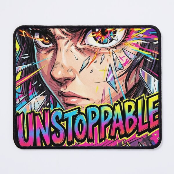 Item preview, Unstoppable Anime Pop Art Motivation designed and sold by JonelleTshirts.