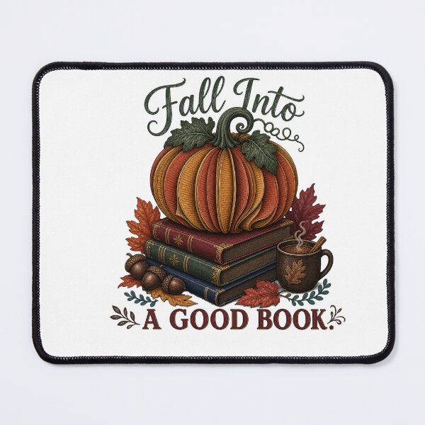 Item preview, Fall Into A Good Book Shirt, Pumpkin Made Of Book Pages designed and sold by MOSIDRIP™.