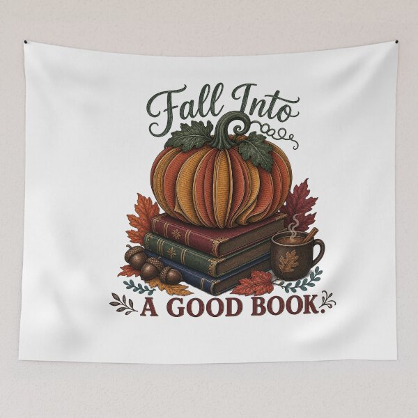 Item preview, Fall Into A Good Book Shirt, Pumpkin Made Of Book Pages designed and sold by MOSIDRIP™.