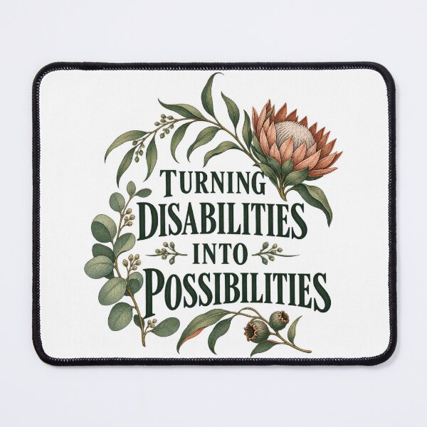 Item preview, NDIS Turning Disabilities Into Possibilities Botanical designed and sold by Witcrafters.