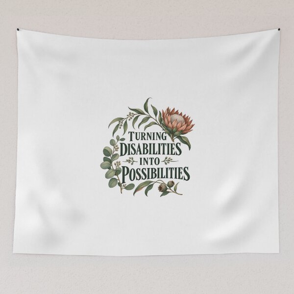 Item preview, NDIS Turning Disabilities Into Possibilities Botanical designed and sold by Witcrafters.