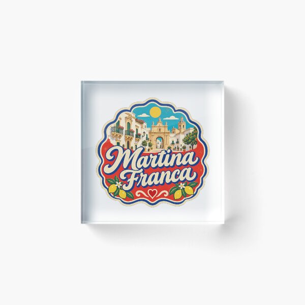 Item preview, Martina Franca Italy Travel Souvenir Painted Italian Sign designed and sold by VisualArtsOasis.
