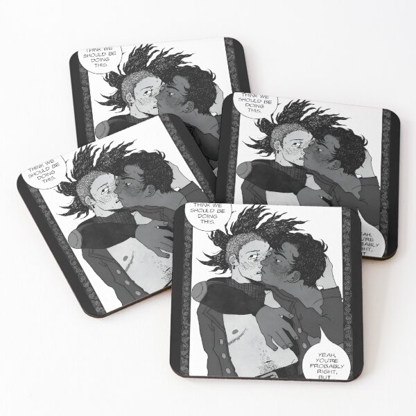 Item preview, Forbidden Romance in Black and White designed and sold by Catsi-Nook-Art.