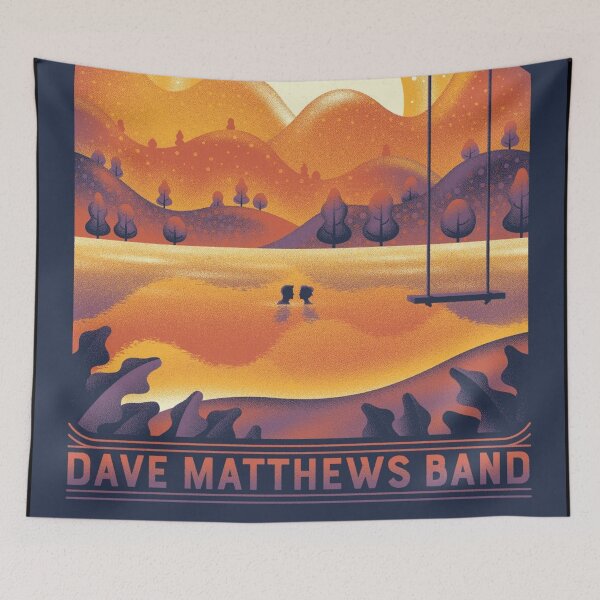 Item preview, Dave Matthews Band Original Custom Vintage Music Band Tee Unique Poster Wall Art designed and sold by Cool Robot Bro..