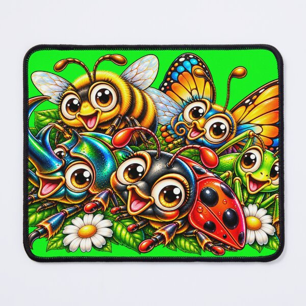 Item preview, Cute Bug Squad Happy Cartoon Insects Friends designed and sold by JanRizz.