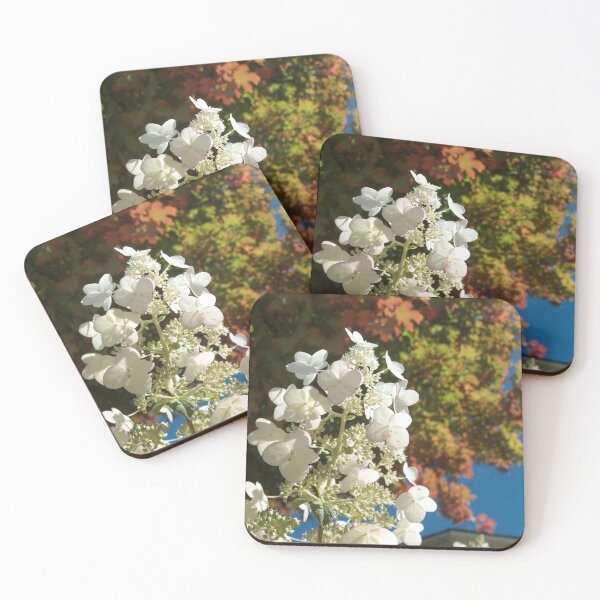 Item preview, white flowers vertically in autumn designed and sold by Digital2dreams.