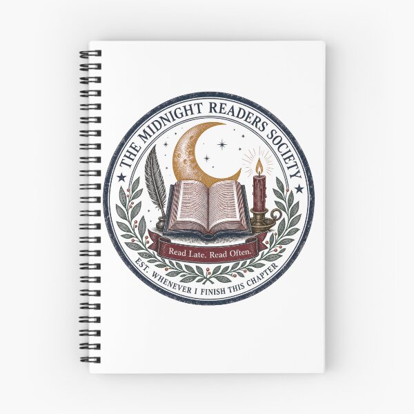 Item preview, Dark Academia Shirt, Midnight Readers Society Crest Tee designed and sold by MOSIDRIP™.