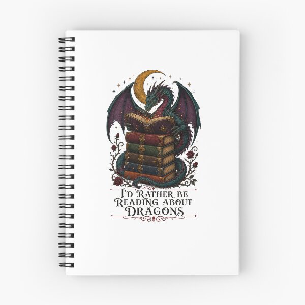 Item preview, Romantasy Dragon Shirt, I'd Rather Be Reading About Dragons designed and sold by MOSIDRIP™.