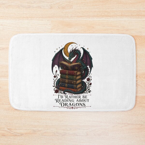 Item preview, Romantasy Dragon Shirt, I'd Rather Be Reading About Dragons designed and sold by MOSIDRIP™.