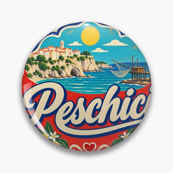 Item preview, Peschici Italy Travel Souvenir Painted Italian Sign designed and sold by VisualArtsOasis.
