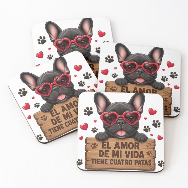 Item preview, The Love of My Life Has Four Legs - Wooden Sign designed and sold by Olgavelez.