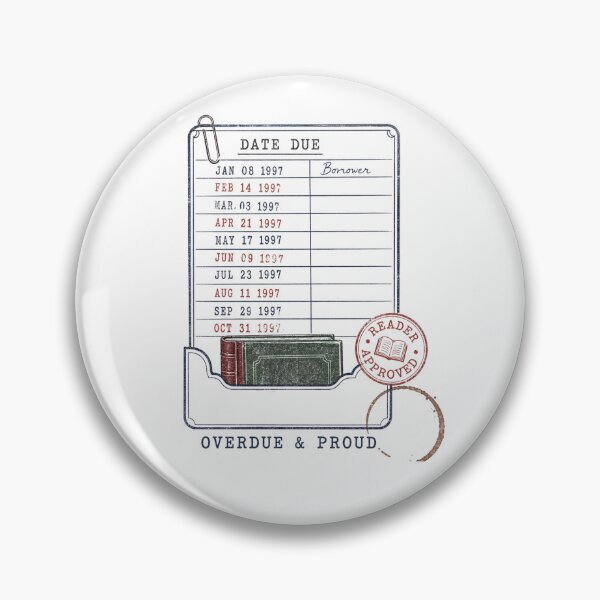 Item preview, Library Card Date Due Shirt, Overdue And Proud Tee designed and sold by MOSIDRIP™.