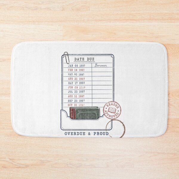 Item preview, Library Card Date Due Shirt, Overdue And Proud Tee designed and sold by MOSIDRIP™.