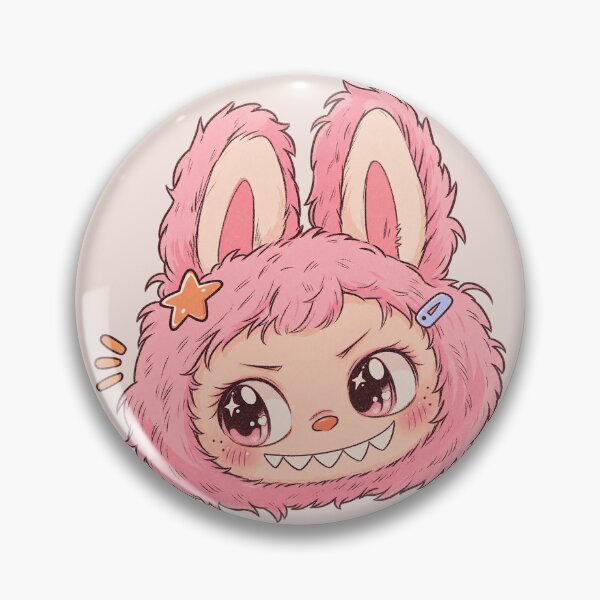 Artikelvorschau, Pinkes Labubu, süßes Kawaii-Monster entworfen und verkauft von thatsmaddierose.