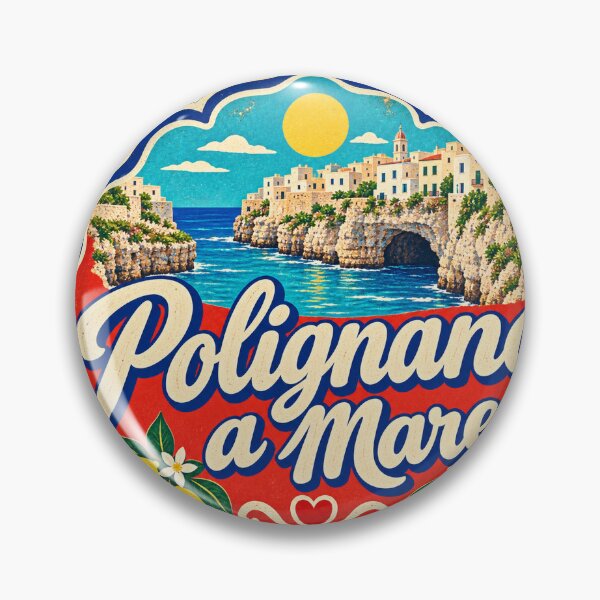 Item preview, Polignano a Mare Italy Travel Souvenir Painted Italian Sign designed and sold by VisualArtsOasis.