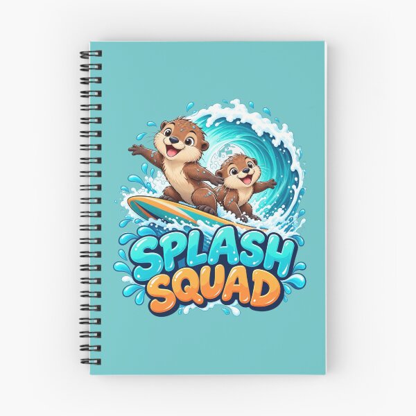 Item preview, Splash Squad Surfing Otters Beach Summer designed and sold by MH Digital Studio .