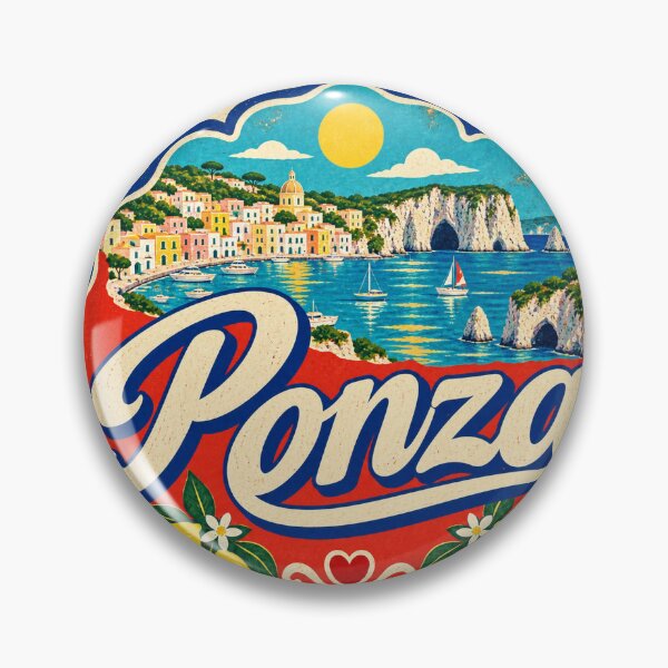 Item preview, Ponza Italy Travel Souvenir Painted Italian Sign designed and sold by VisualArtsOasis.