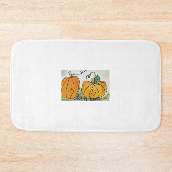Item preview, Happy Fall Pumpkin Watercolor designed and sold by BeautyinItsTime.