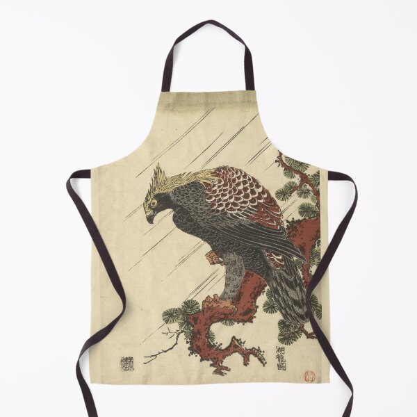 Item preview, Eagle on a Pine Branch in the Rain by Isoda Koryusai, circa 1770-1780 designed and sold by Exhumed Archives.