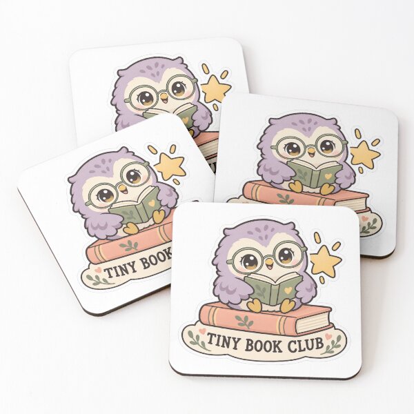 Item preview, Tiny Book Club - Reading Owl designed and sold by DrowsySidequest.