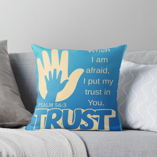 Item preview, Graphic Design - Psalm 56:3 When I am afraid (blue) designed and sold by Boy and Belugee Studio.