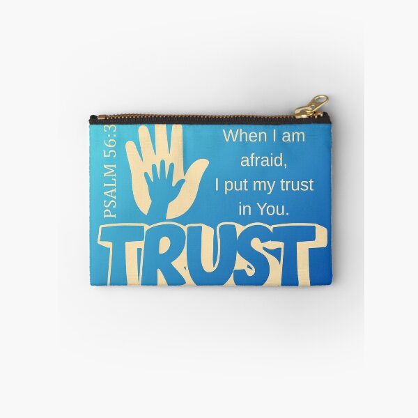 Item preview, Graphic Design - Psalm 56:3 When I am afraid (blue) designed and sold by Boy and Belugee Studio.
