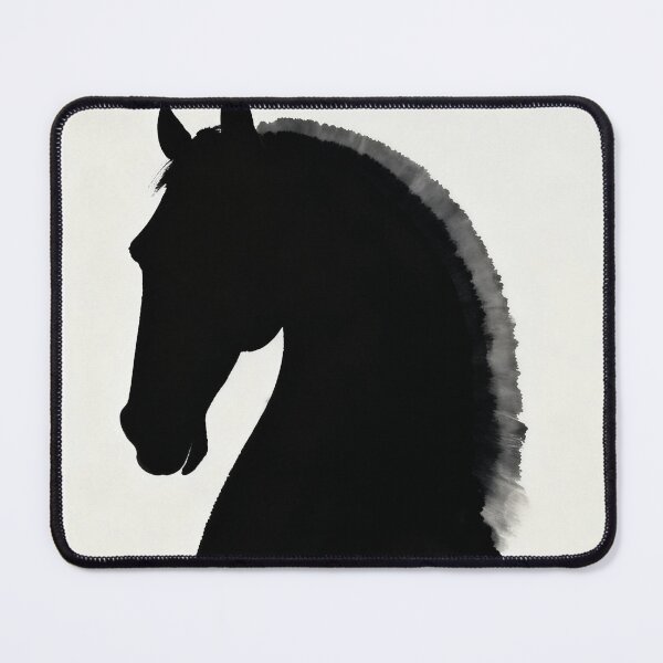 Item preview, Black Horse Ink Silhouette Minimal designed and sold by KAMOCHI Art.