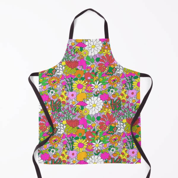 Item preview, 60's Groovy Garden in Lilac designed and sold by YesterdayColl.