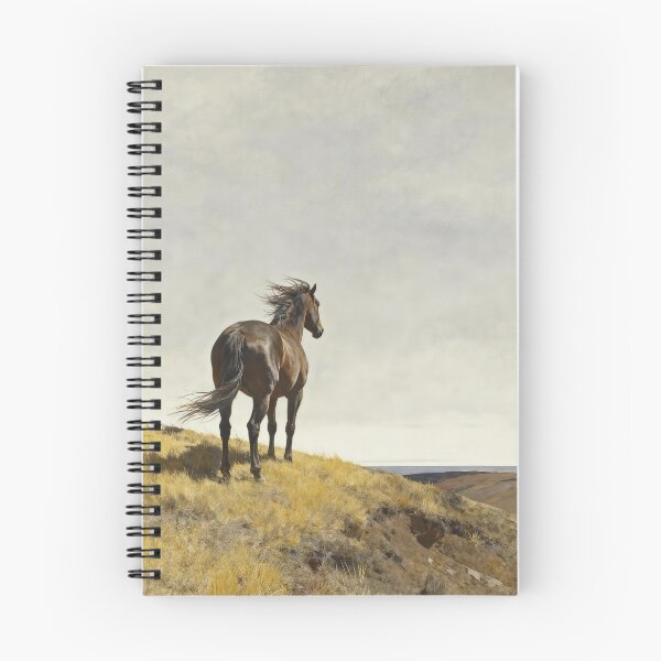 Item preview, Brown Horse on Golden Hill Looking Far designed and sold by KAMOCHI Art.