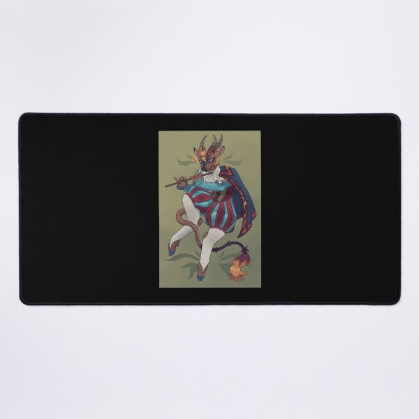 Item preview, Enigmatic Deer Bard Playing Flute designed and sold by Catsi-Nook-Art.