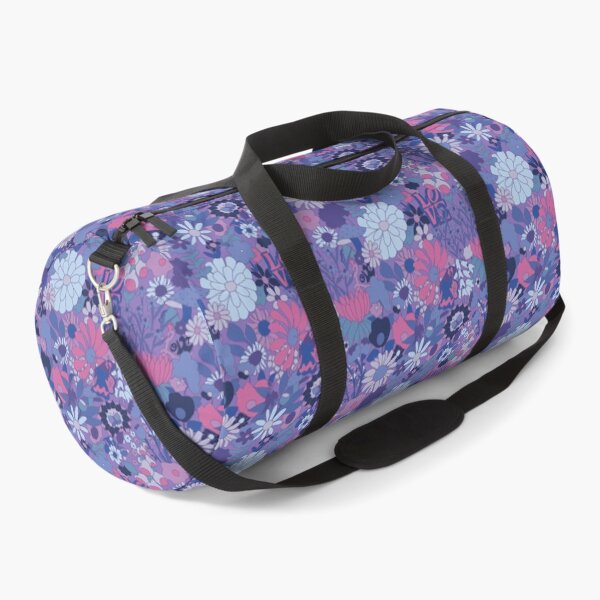 Item preview, 60's Groovy Garden in Ultraviolet designed and sold by YesterdayColl.