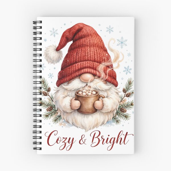 Item preview, Cozy and Bright Christmas Gnome Hot Cocoa Cute Holiday Shirt designed and sold by dostielee.
