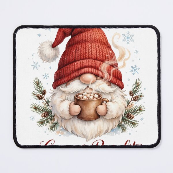 Item preview, Cozy and Bright Christmas Gnome Hot Cocoa Cute Holiday Shirt designed and sold by dostielee.