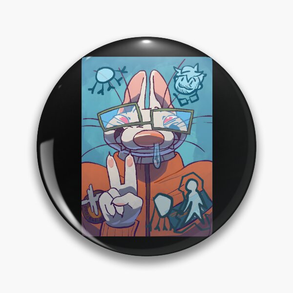 Item preview, Cybernetic Bunny Character with Glasses designed and sold by Catsi-Nook-Art.