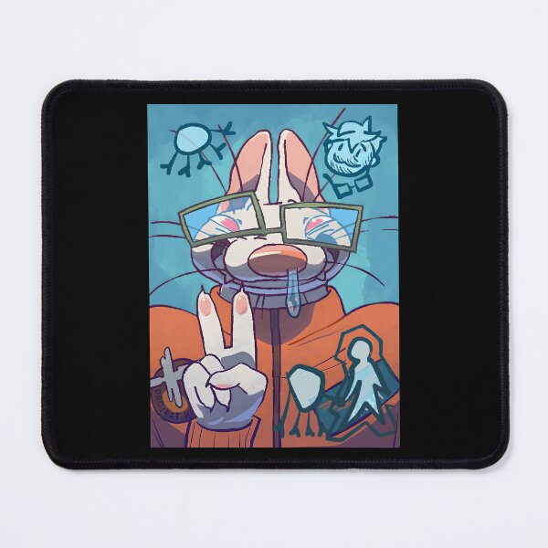 Item preview, Cybernetic Bunny Character with Glasses designed and sold by Catsi-Nook-Art.